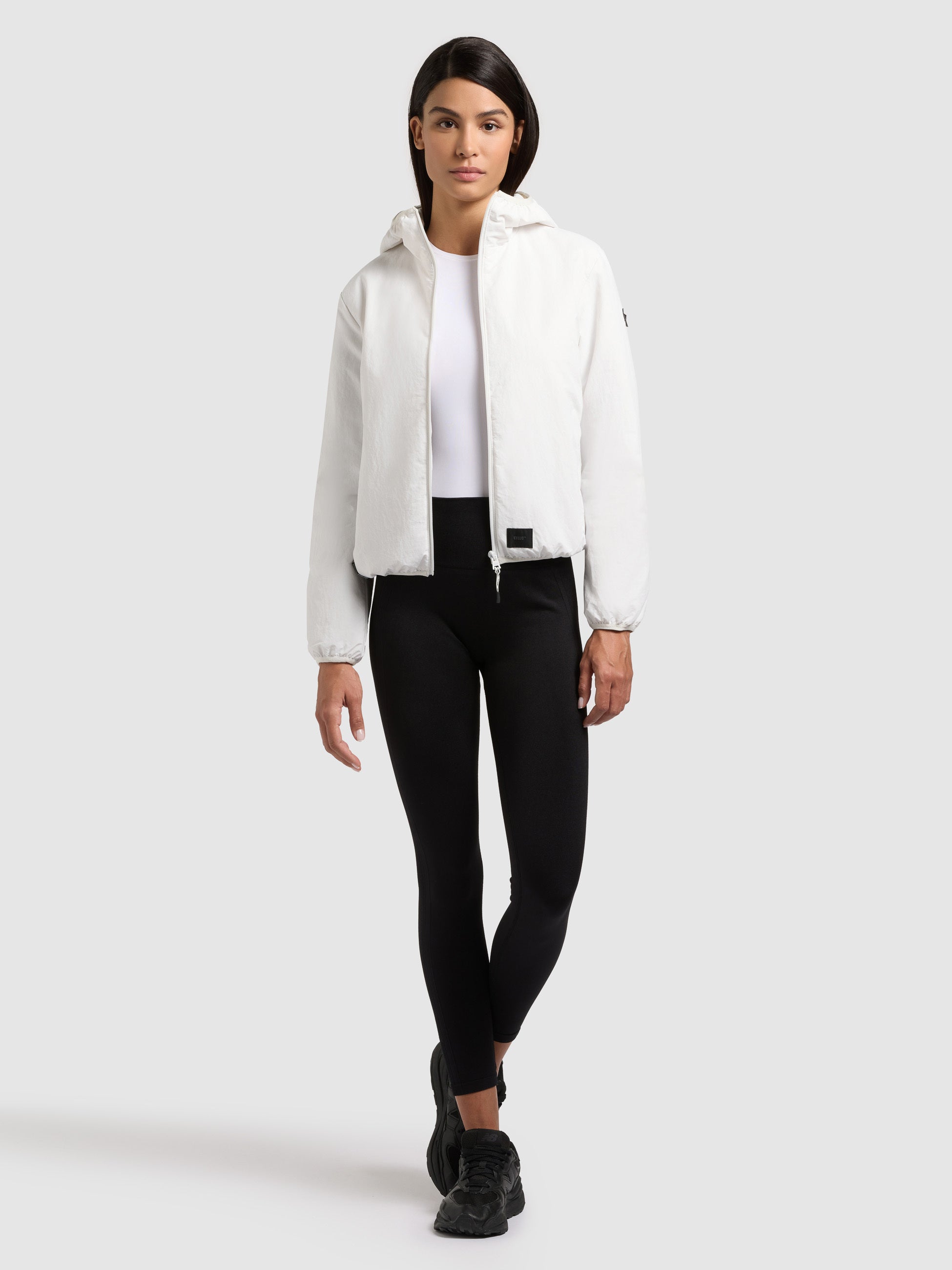 khujo-shelly2-damen-blouson-bomberjacke-off-white-mit-tasche image 2