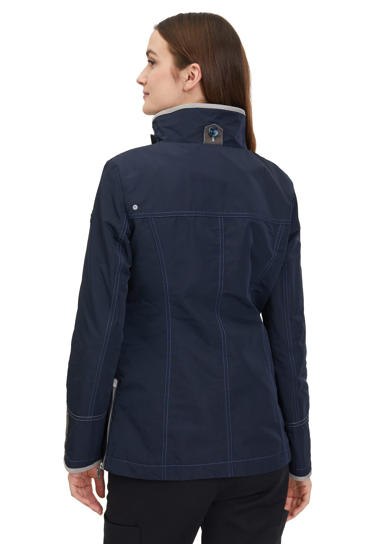 gil-bret-damen-jacke-dublin-sportive-steppjacke-mit-nieten-und-streifenfutter image 2