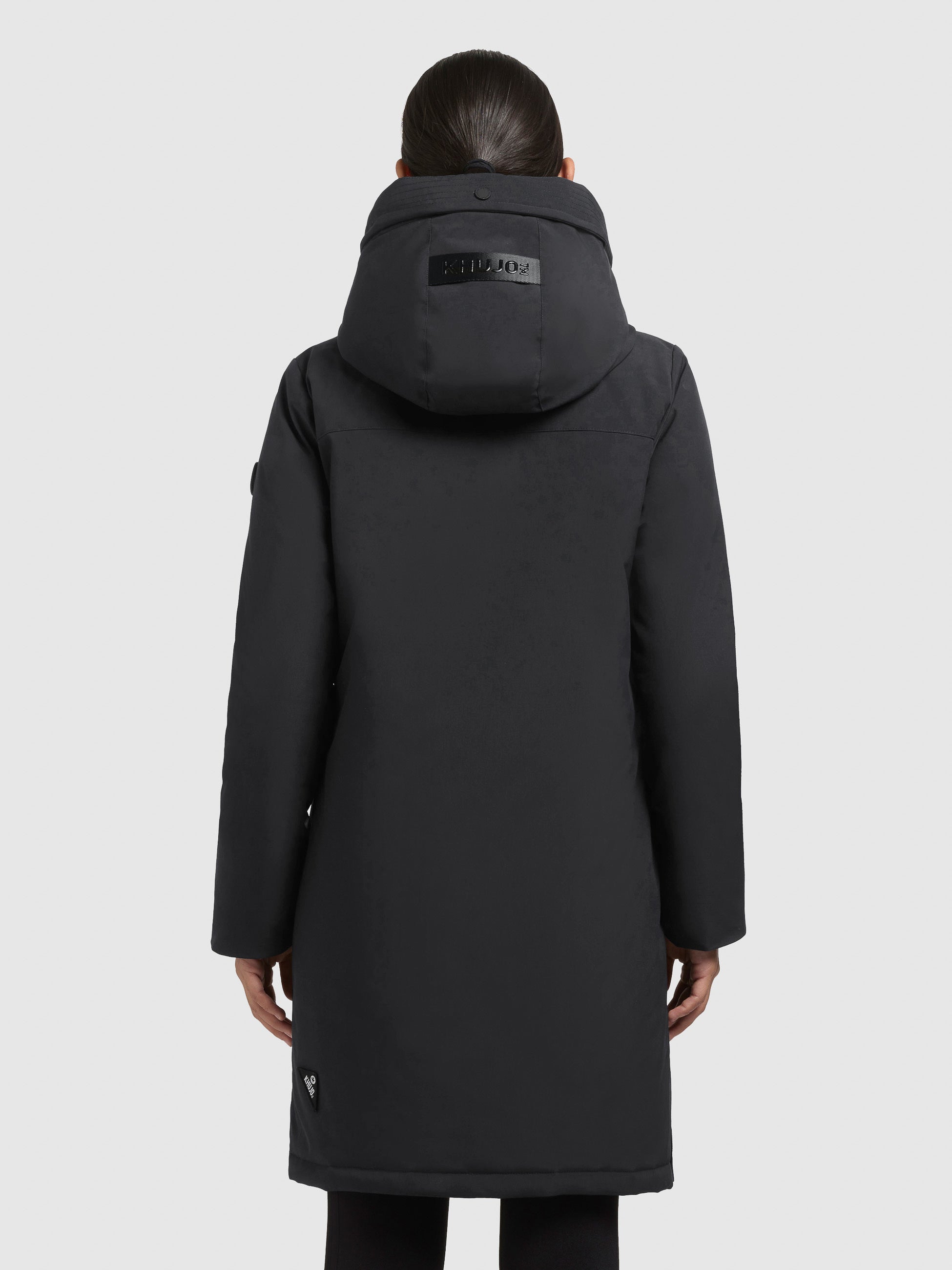 khujo-mantel-yaak4-obrage-grey-kurzmantel-wattiert-damen-slim-fit image 3