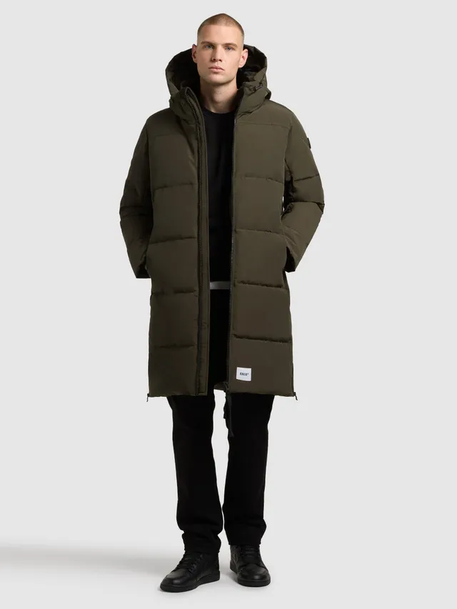 khujo-coat-lear-range-green-gesteppter-wintermantel-damen image 1