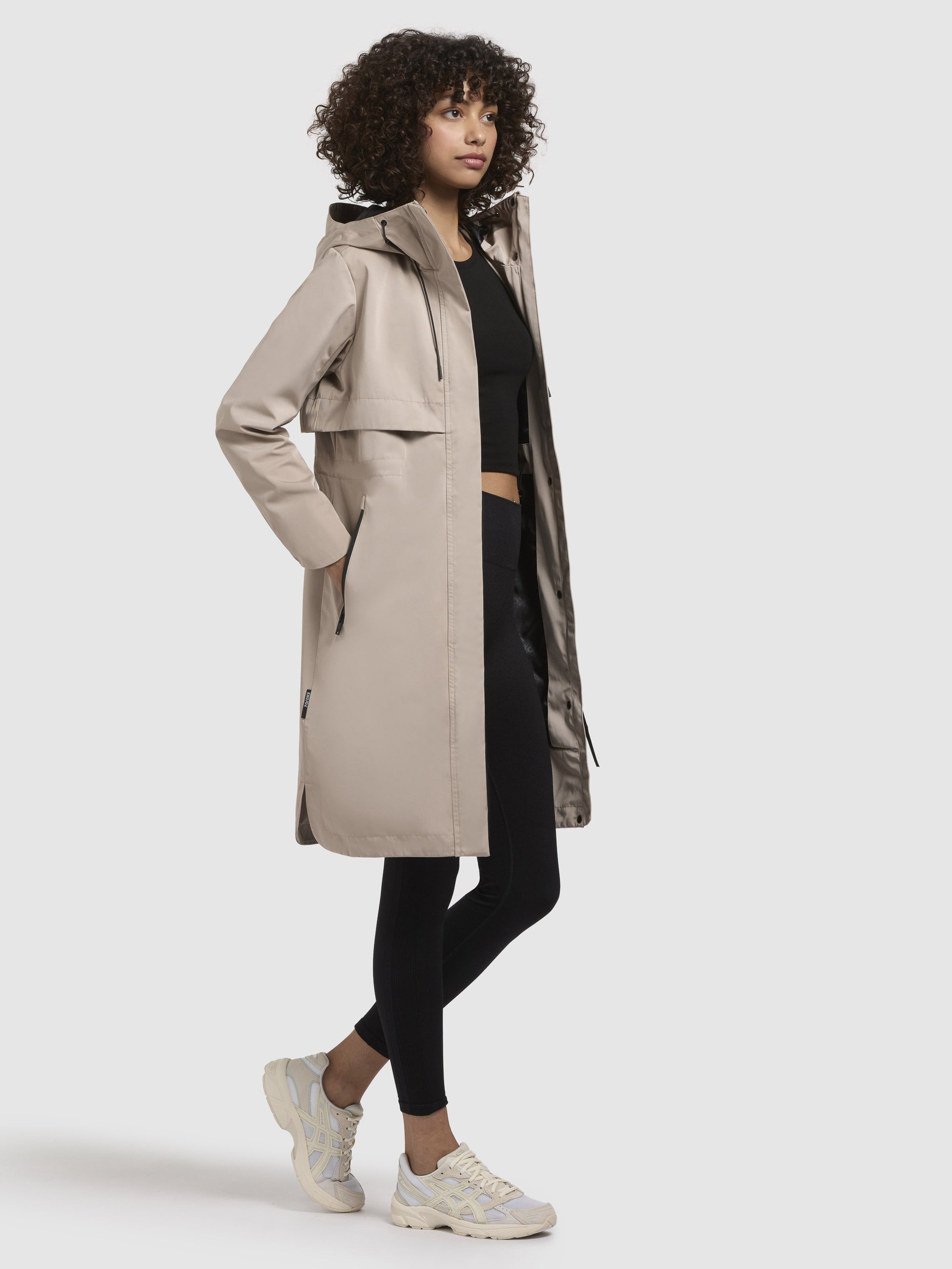 khujo-mantel-manao-beige-damen-sommerparka-regular-fit image 6