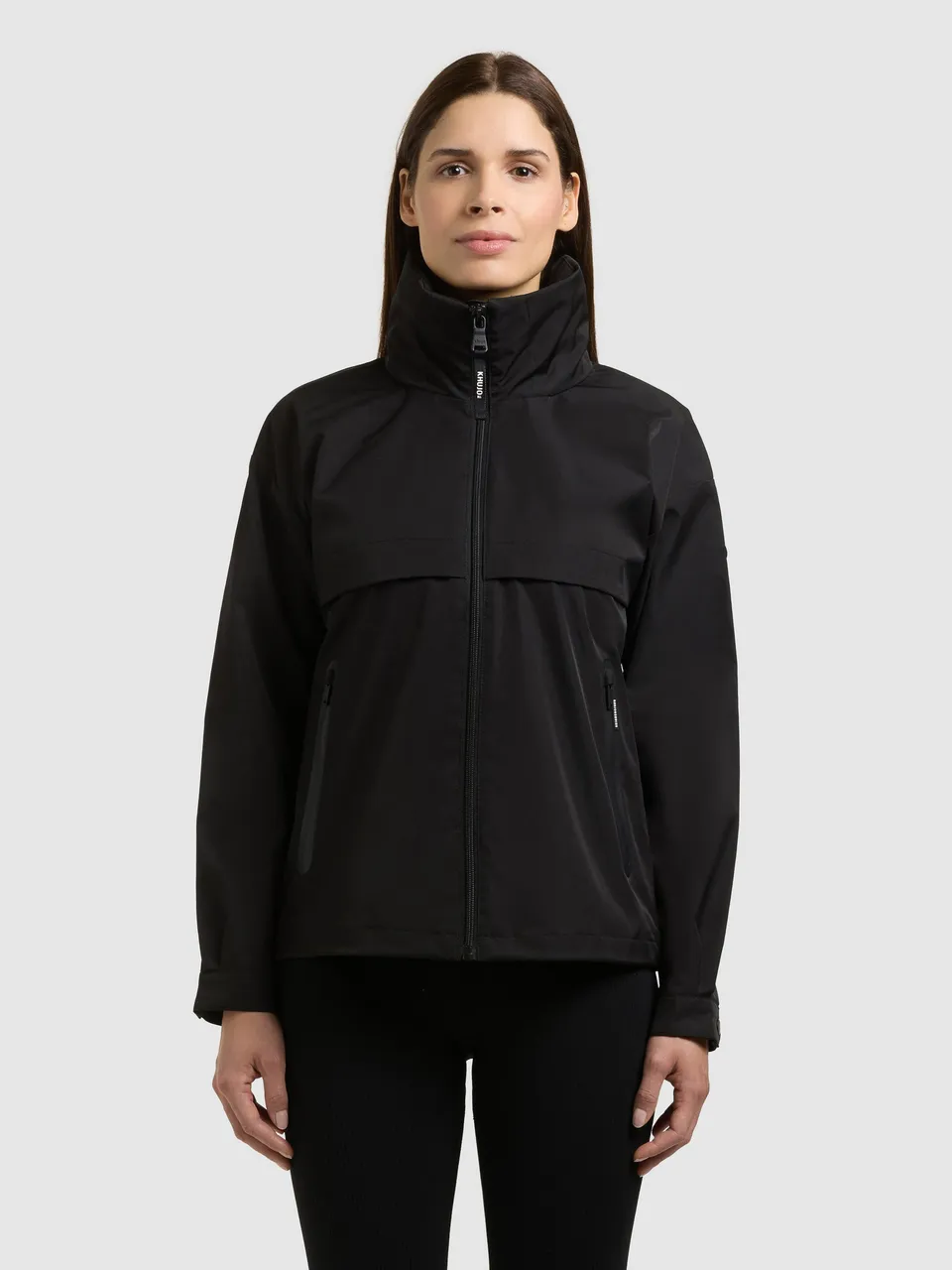 khujo-jacke-raibe2-black-leichte-kapuzenjacke-damen-regular-fit image 1