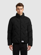 khujo-jacket-clover-black-damen-steppjacke-h-ftlang-mit-stehkragen image 4