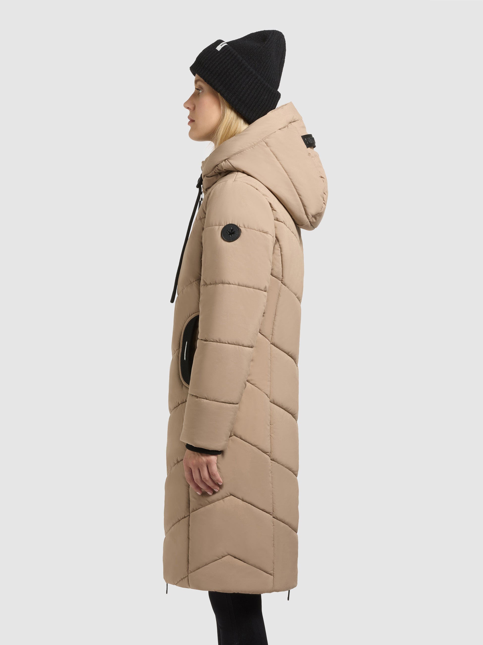 khujo-aribay4-light-damen-steppmantel-cookie-beige image 5