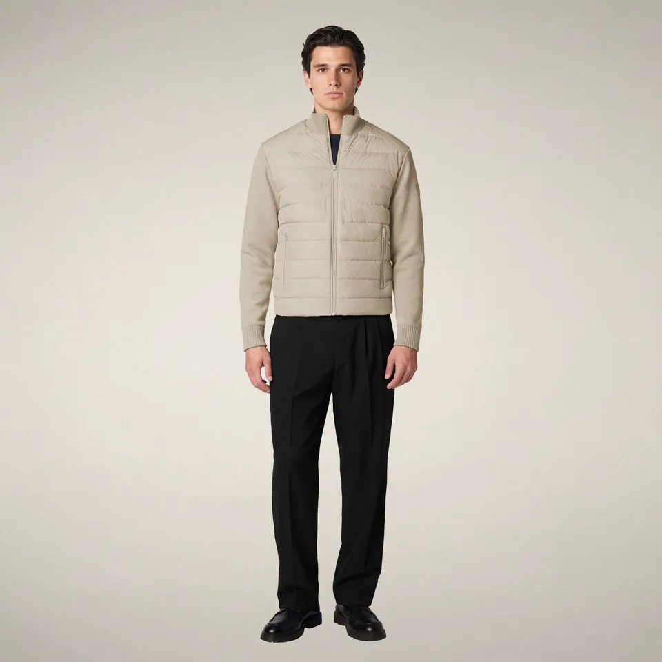save-the-duck-sedum-herren-hybridjacke-rainy-beige image 1