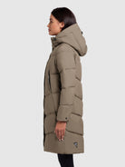 khujo-coat-graya-damen-stepp-kurzmantel-smoke-olive-mit-kapuze image 5
