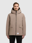 khujo-jacke-oreg-warm-wattierte-kapuzenjacke-in-greige image 4