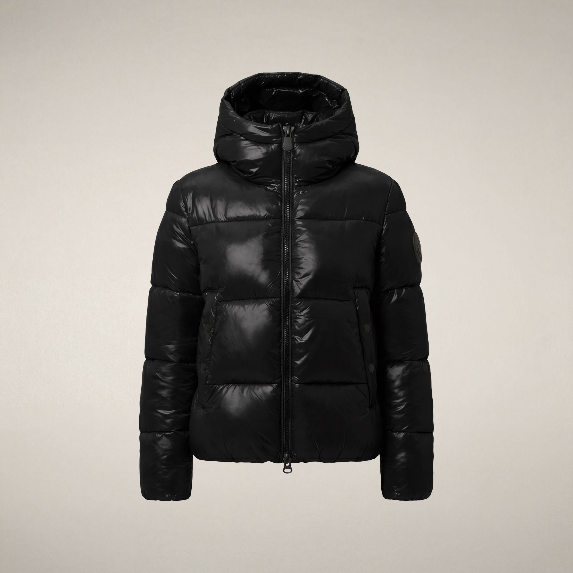 save-the-duck-biddy-damen-daunenjacke-schwarz-gl-nzend image 3