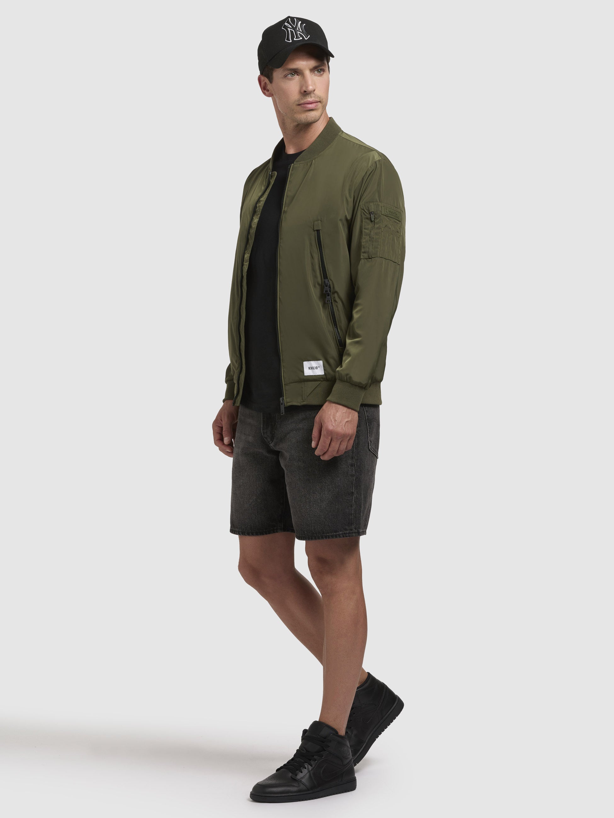 khujo-jacke-listener-olivgr-n-bomberjacke-blouson-h-ftlang image 2