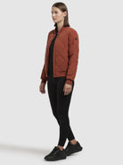 khujo-jacke-ange-rotbraun-stepp-bomberjacke-kurz-regular-fit image 7
