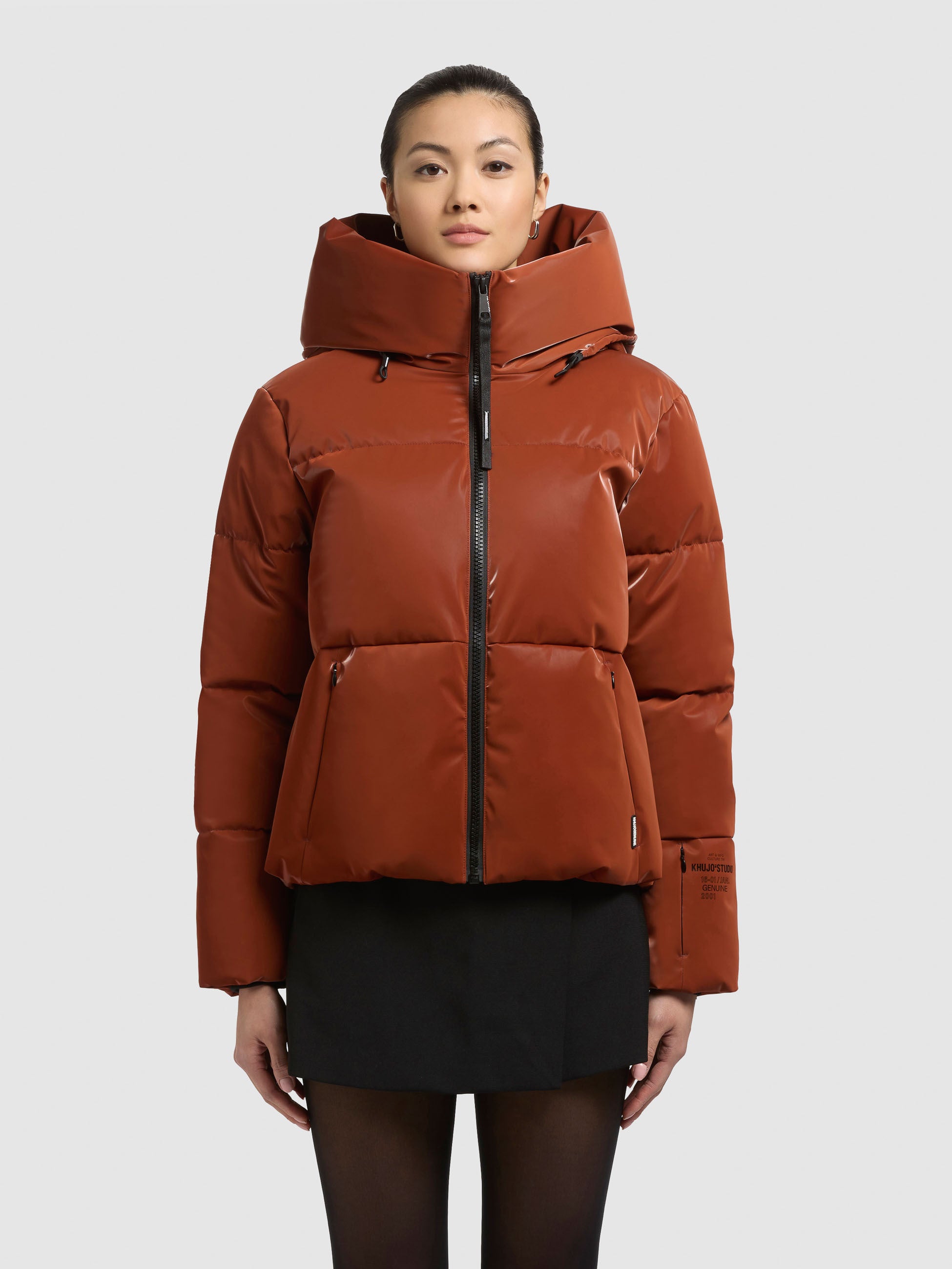 khujo-jacke-audrey-shiny-sienna-brown-h-ftlange-steppjacke-damen-loose-fit image 4