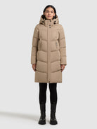 khujo-coat-graya2-cookie-beige-damen-steppmantel-knielang image 4