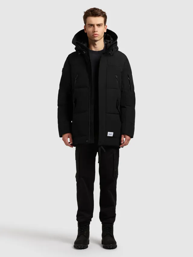 khujo-jacke-kanf2-black-damen-steppjacke-mit-kapuze image 1