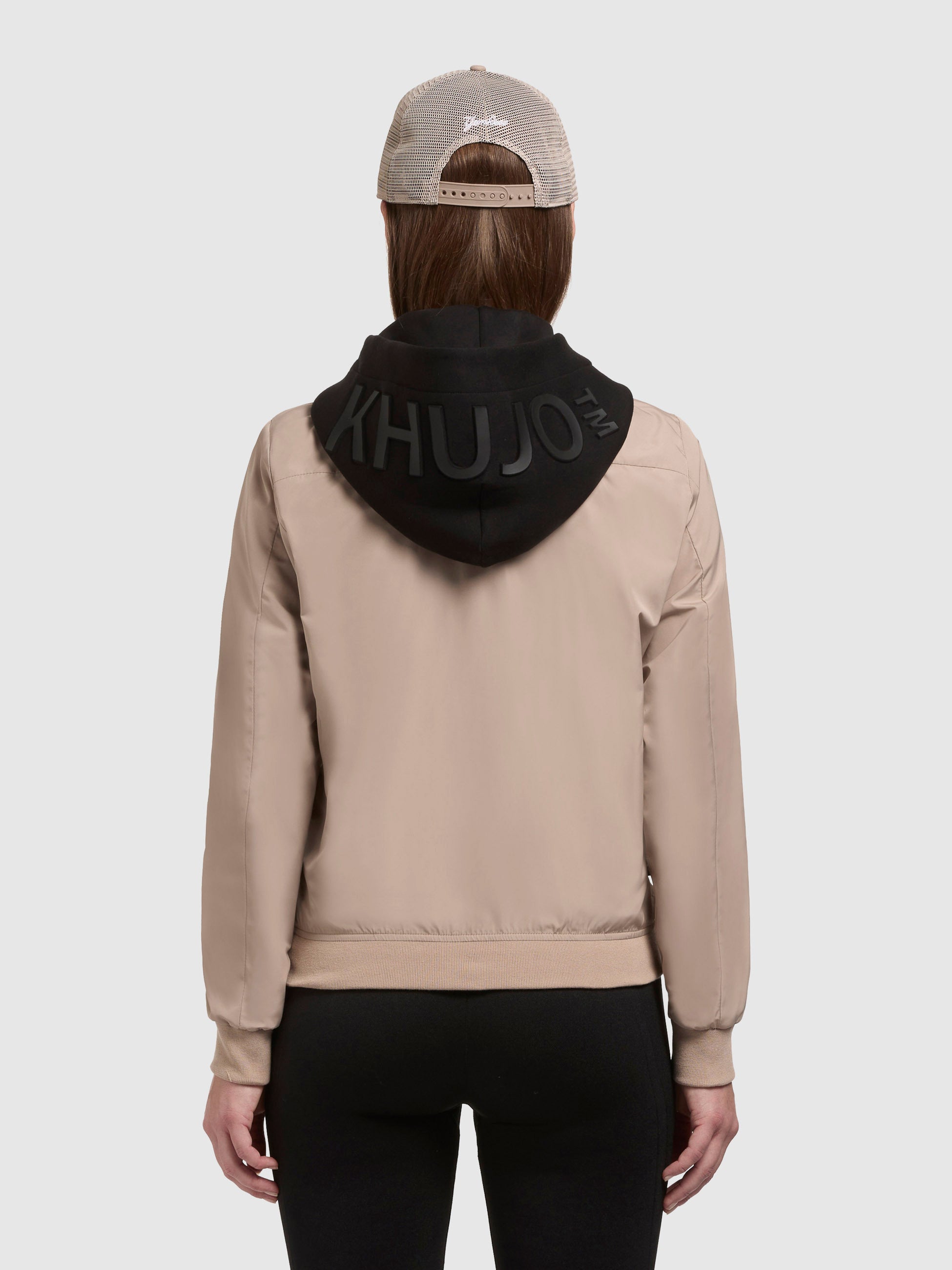 khujo-jacke-seeam-bomberjacke-beige-regular-fit image 3