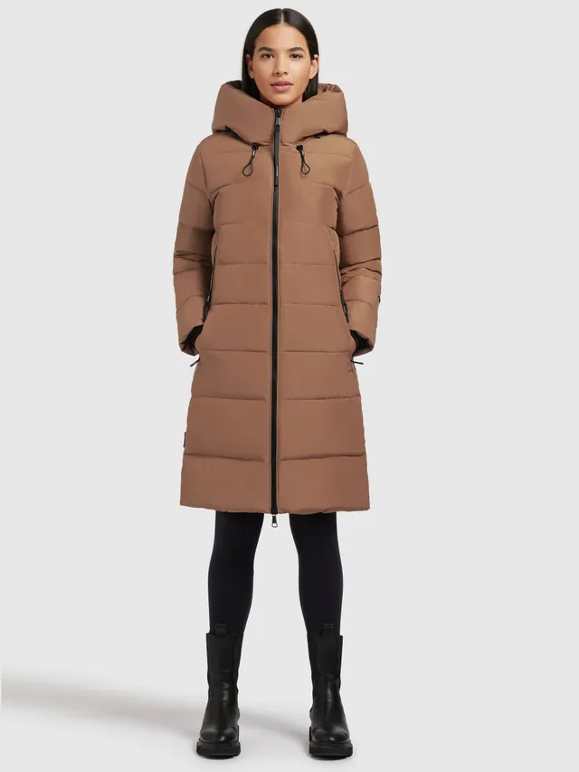 khujo-coat-jilias4-light-brown-gesteppt-zwei-wege-rei-verschluss image 1