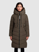 khujo-mantel-mikia2-dark-green-damen-steppmantel-knielang-regular-fit image 4
