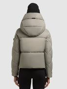 khujo-jacket-dafna-witcher-green-kurze-wattierte-slim-fit-jacke-mit-kapuze image 3