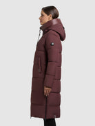 khujo-coat-nalu-damen-steppmantel-knielang-moscato-red image 5