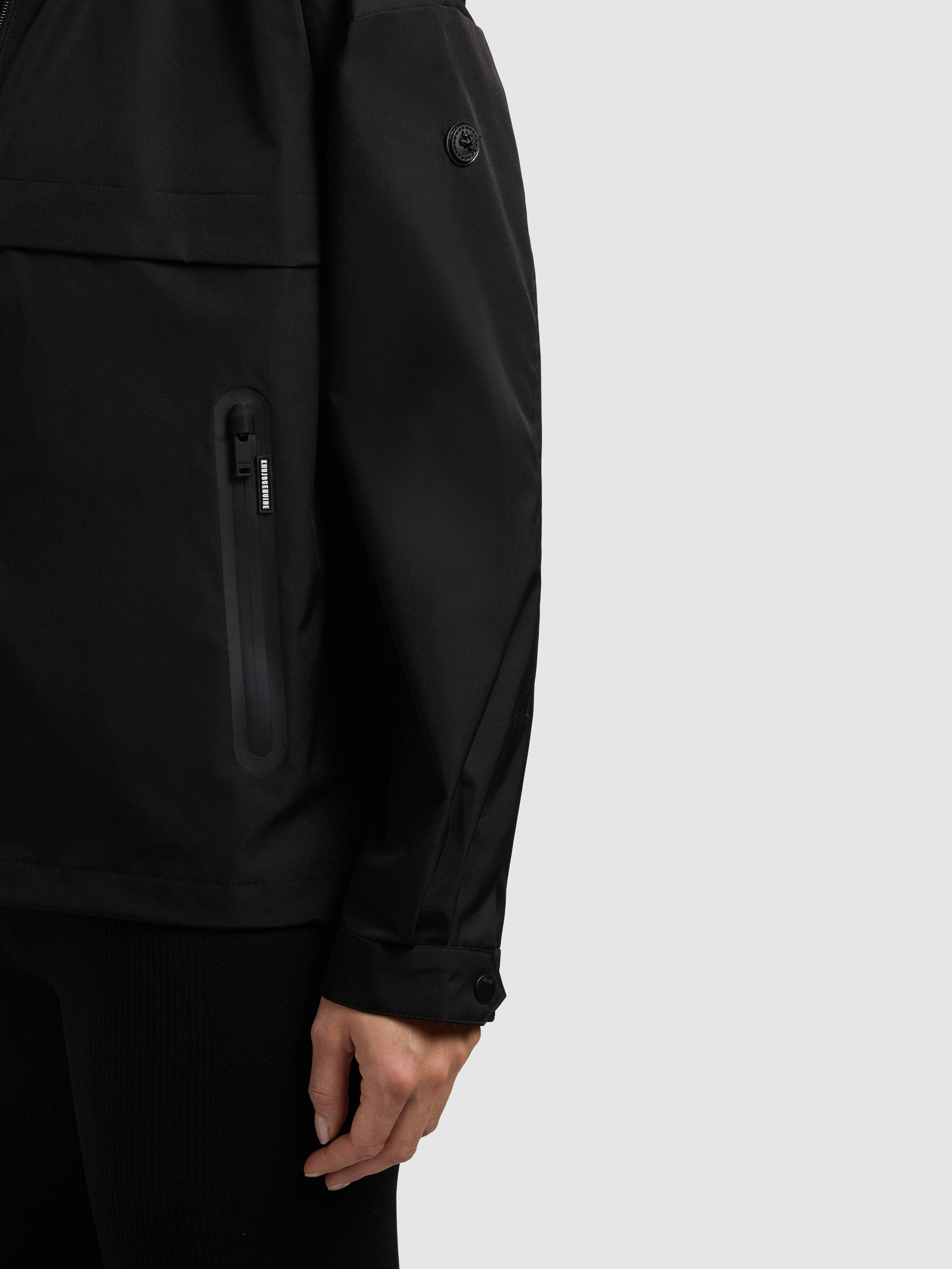 khujo-jacke-raibe2-black-leichte-kapuzenjacke-damen-regular-fit image 8