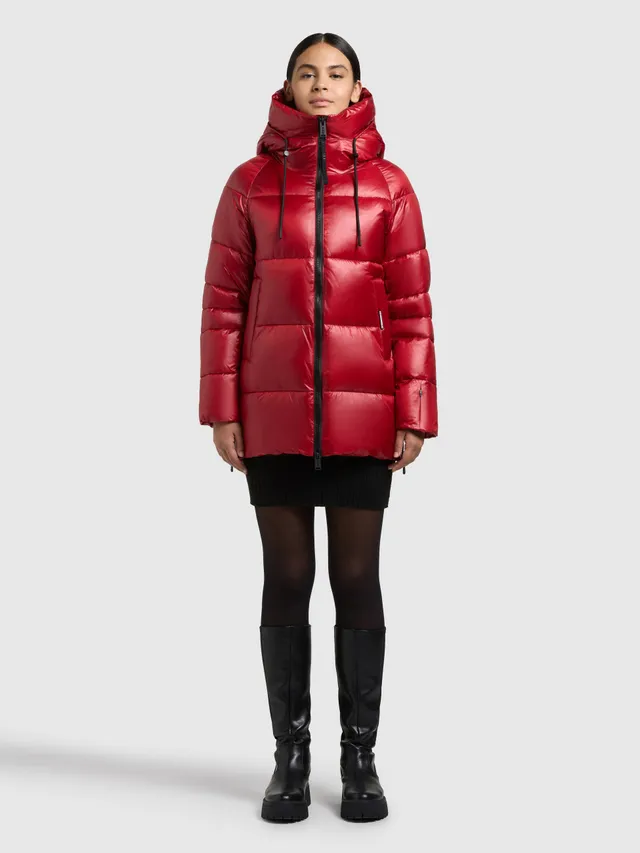 khujo-jacke-cara-nebula-red-damen-steppjacke-loose-fit-gl-nzend image 1