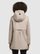 khujo-jacke-lotta-beige-damen-kapuzenjacke-slim-fit image 3