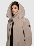 khujo-larc-damen-parka-gray-beige image 7