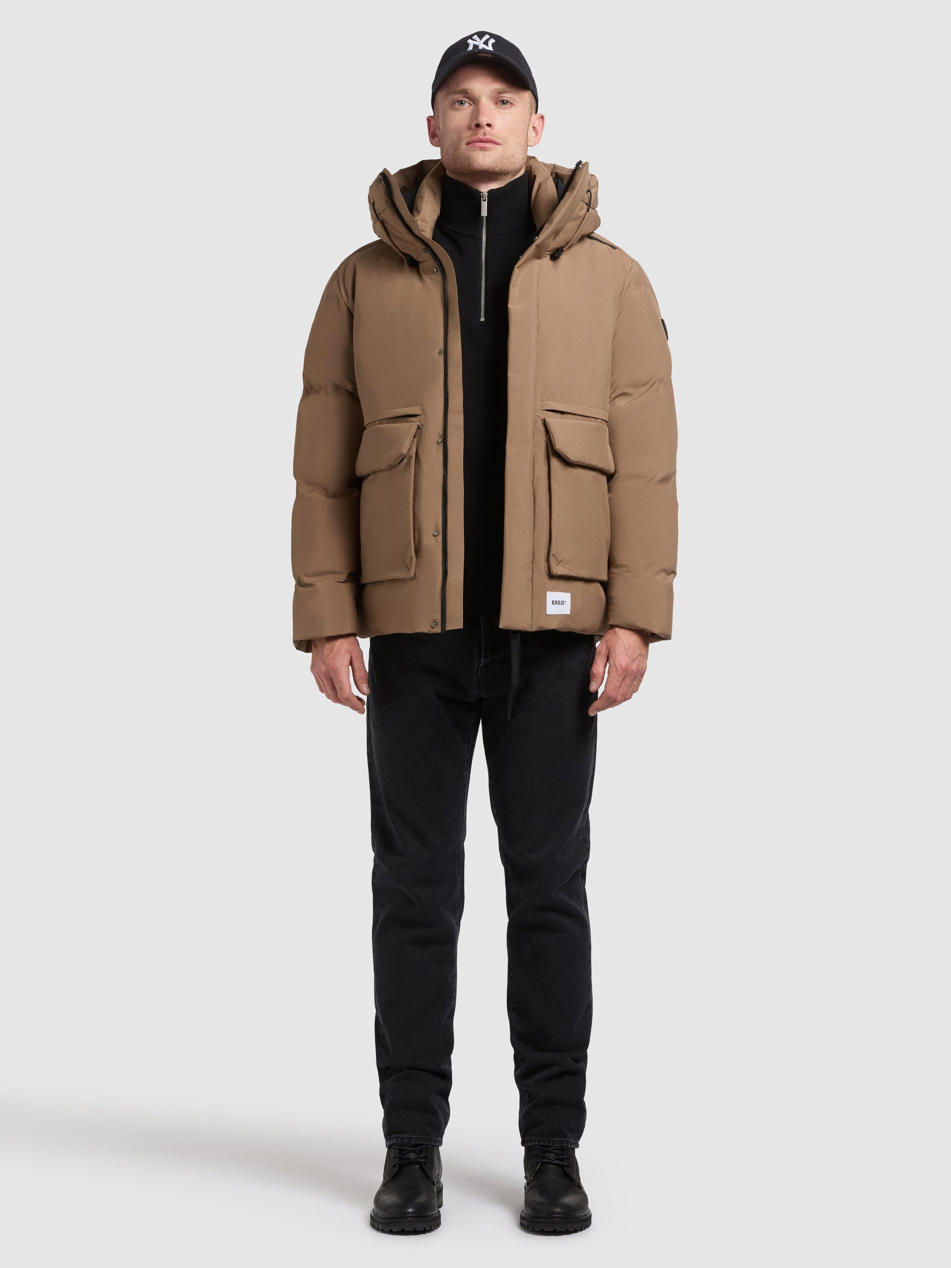 khujo-jacke-dave-herren-winterjacke-rust-brown image 2