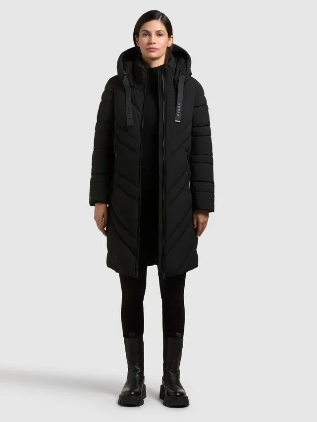 khujo-coat-taby-damen-kurzmantel-black image 1