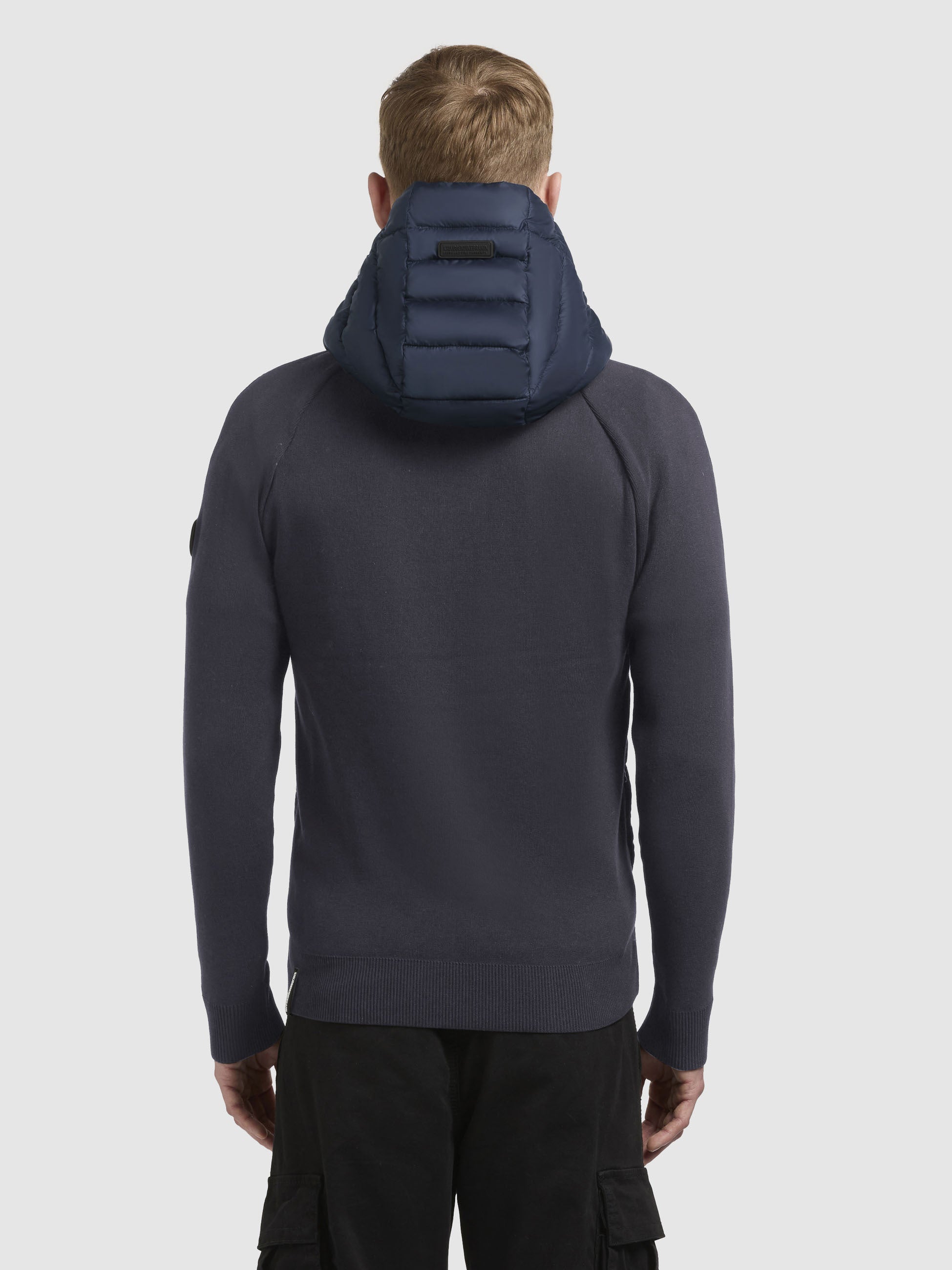 khujo-jacke-nilon-dunkelblau-sommerjacke-slim-fit image 3