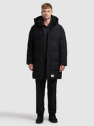 khujo-coat-stank2-black-langer-steppmantel-damen-schwarz image 2