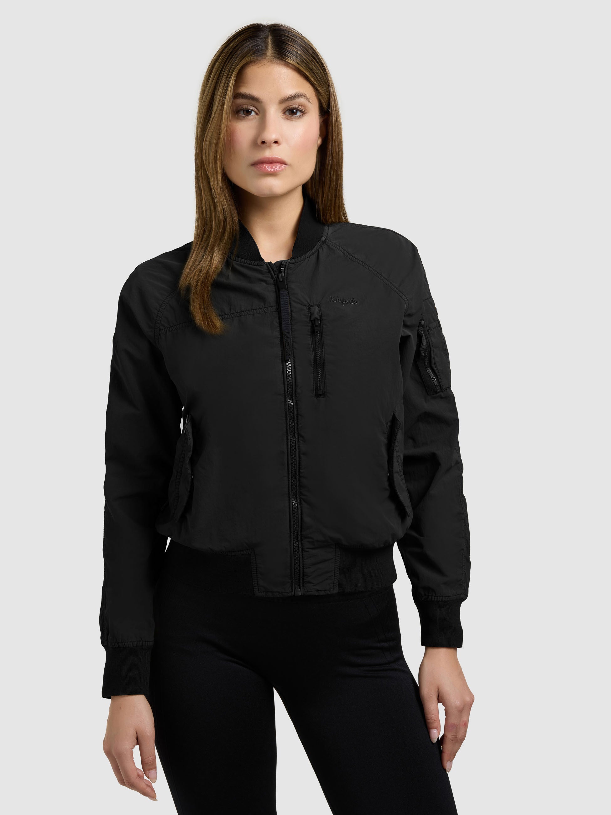 khujo-jacke-zaria-black-damen-bomberjacke-blouson image 7