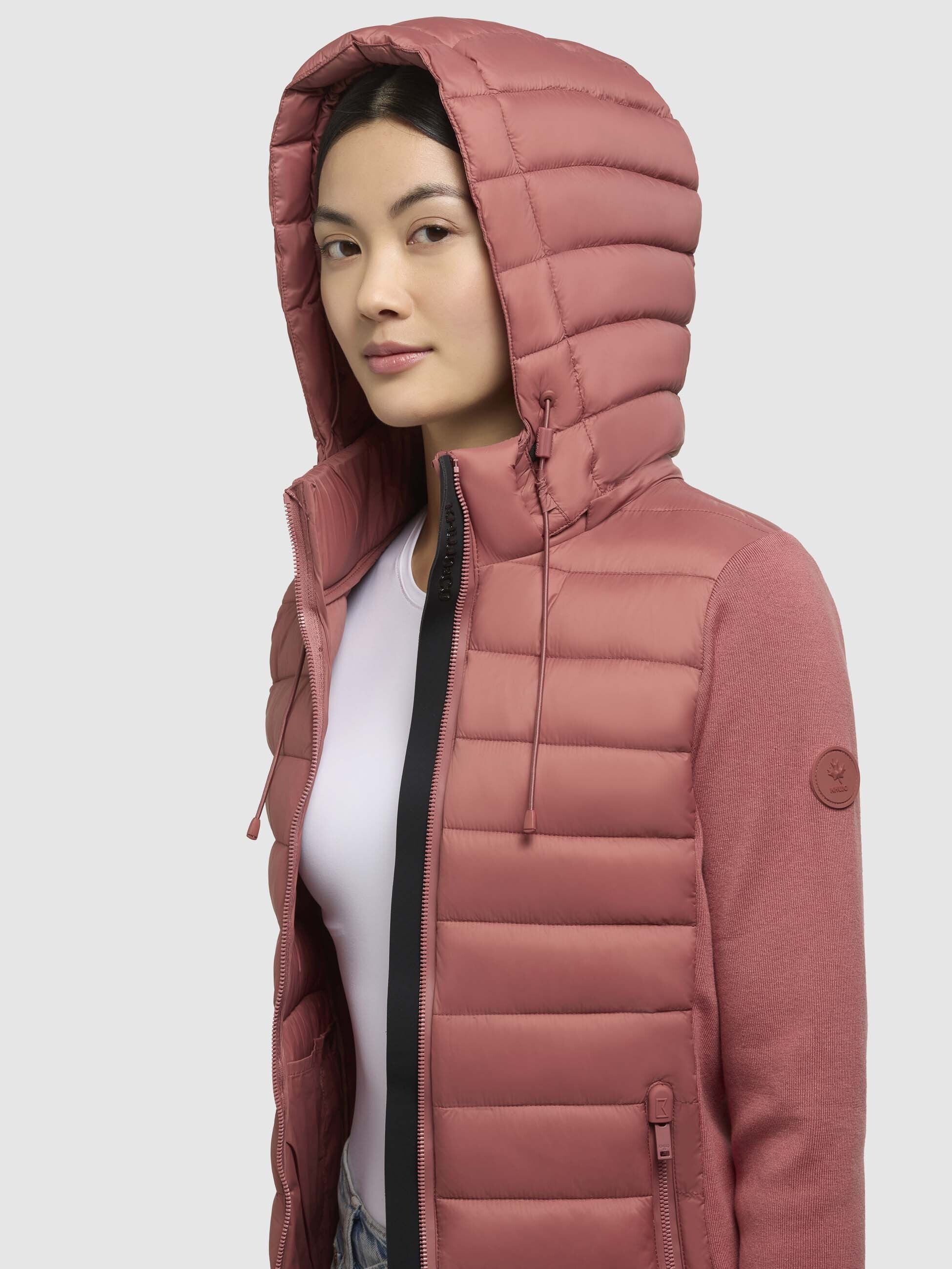 khujo-jacke-etele-rostrot-leichte-steppjacke-im-materialmix-mit-abnehmbarer-kapu image 7