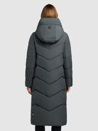 khujo-coat-linari-foam-green-wadenlanger-steppmantel-damen-mit-kapuze image 3