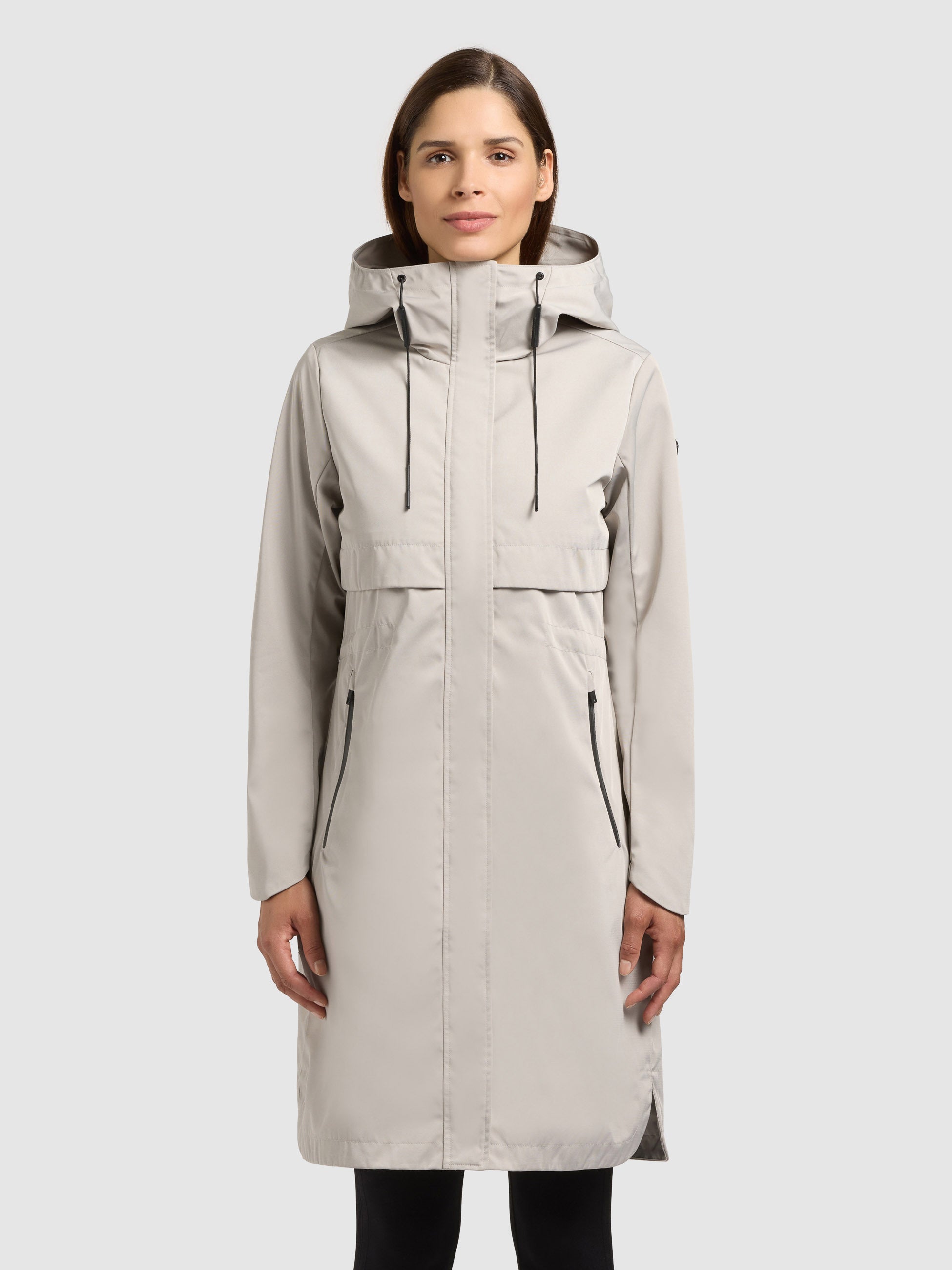 khujo-mantel-manao2-bone-beige-leichter-sommerparka-bergangsmantel image 1