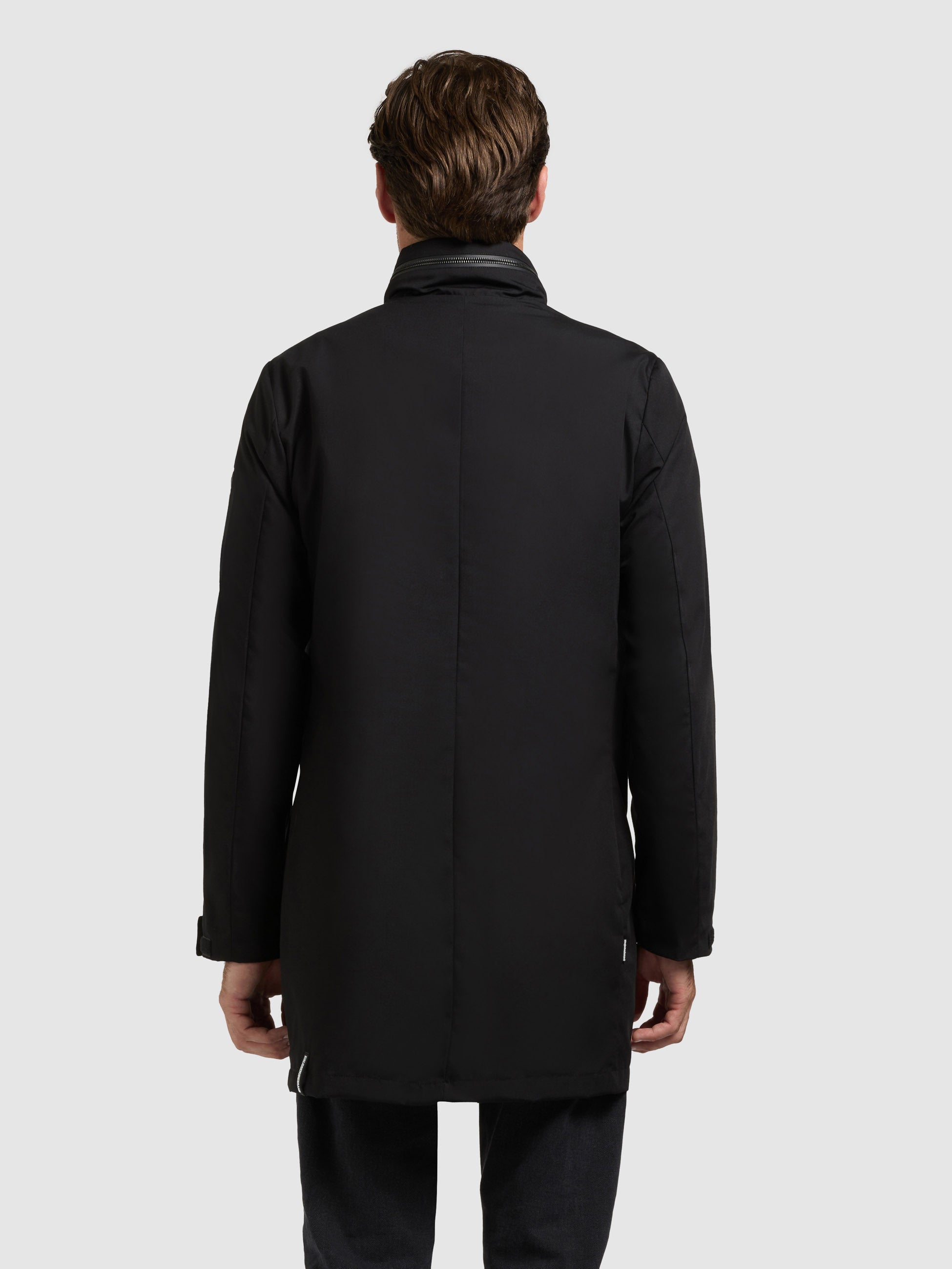 khujo-ystak-mantel-black-damen-leichter-kurzmantel-regular-fit image 3