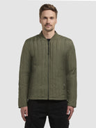 khujo-jacke-romit-light-olive-h-ftlange-steppjacke-mit-rippkragen-im-regular-fit image 4