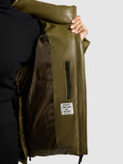 khujo-jacket-aurora-olive-steppjacke-leder-look image 8
