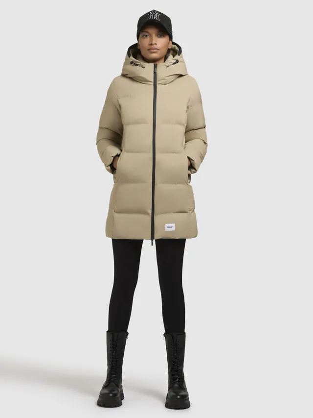 khujo-jacke-tanare3-sand-wattierte-steppjacke-mit-kapuze-f-r-damen image 1