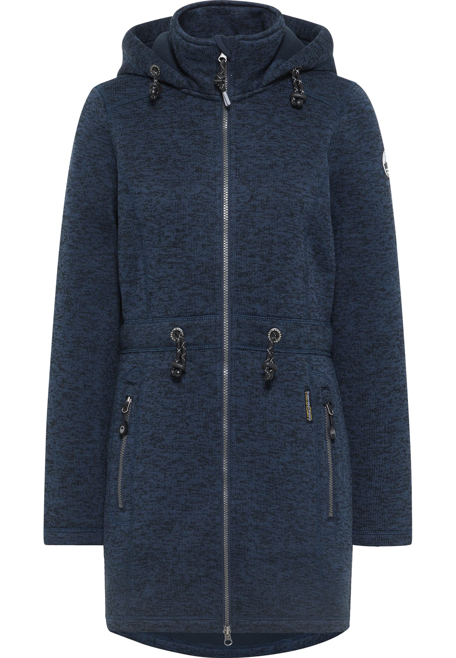schmuddelwedda-damen-strickfleecemantel-langer-fleece-mantel image 1