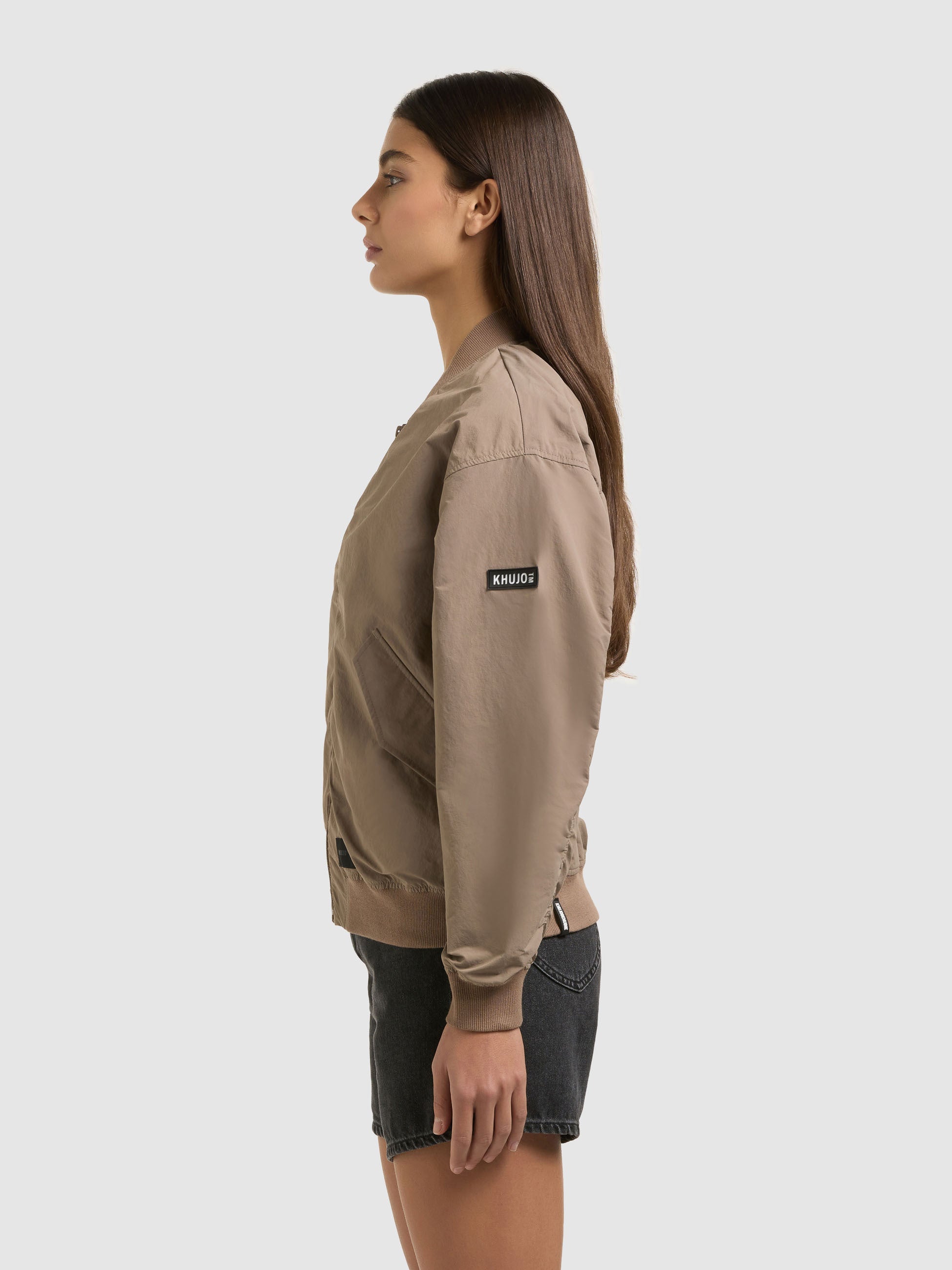 khujo-jacke-facee-with-bag-latte-brown-leichter-blouson-damen image 5