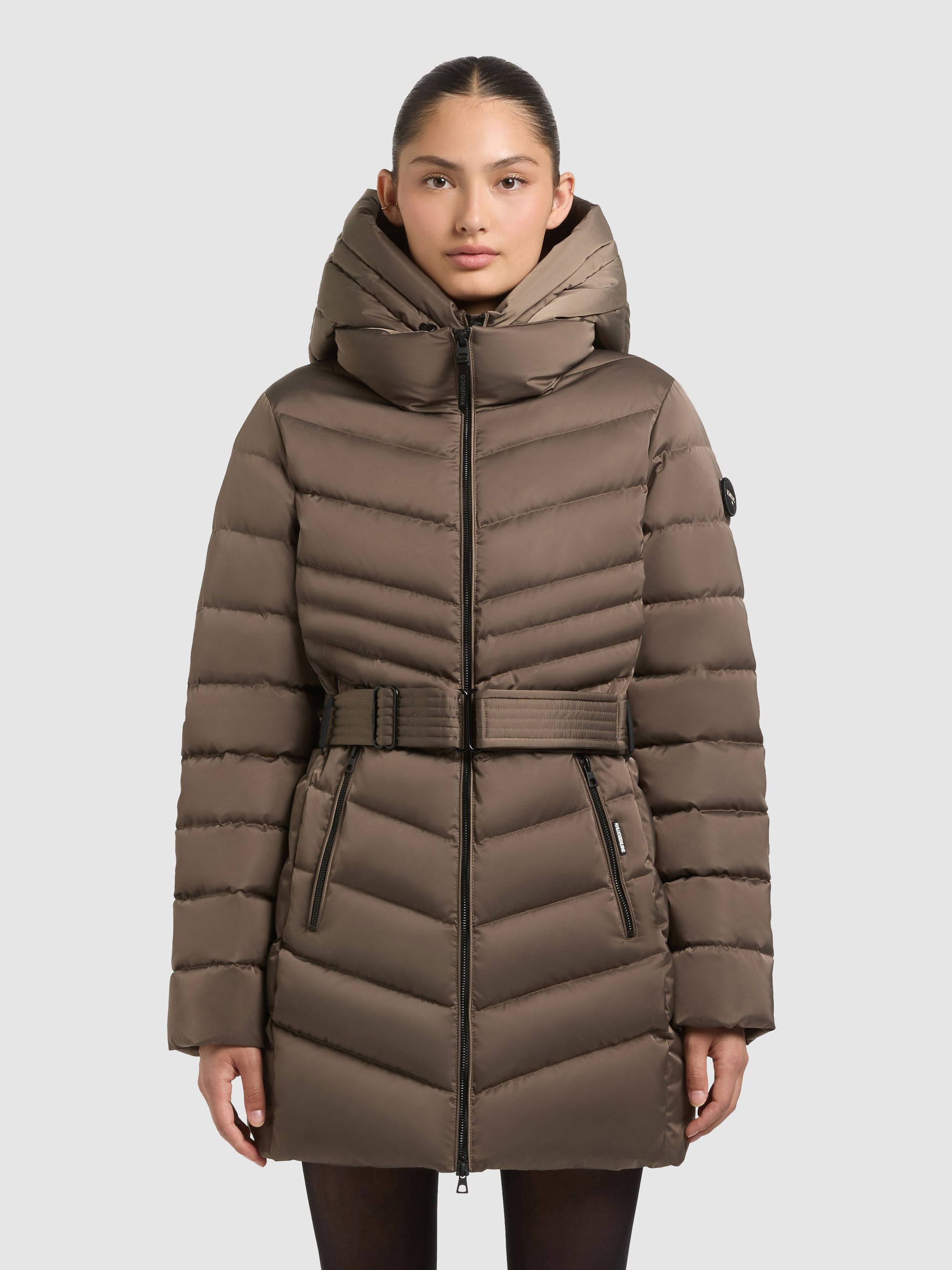 khujo-kina-damen-steppjacke-cane-brown image 4