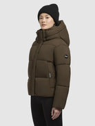 khujo-jacke-devina-matt-dunkeloliv-steppjacke-damen-regular-fit image 5