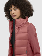 khujo-jacke-lival-rostrot-cropped-steppjacke-slim-fit image 7
