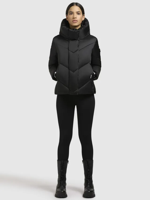 khujo-jacke-olsa-schwarz-steppjacke-regular-fit image 1