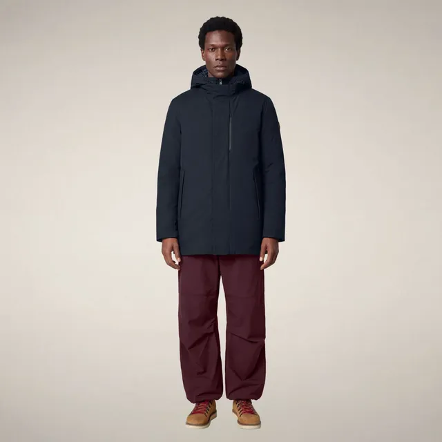 save-the-duck-sesle-parka-herren-blau-schwarz image 1