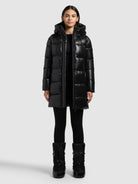 khujo-janou-black-jacke-gesteppte-winterjacke-mit-kapuze image 2