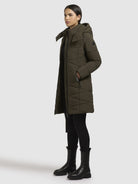 khujo-mantel-fitt3-khaki-damen-steppmantel-regular-fit-mit-abnehmbarer-kapuze image 2