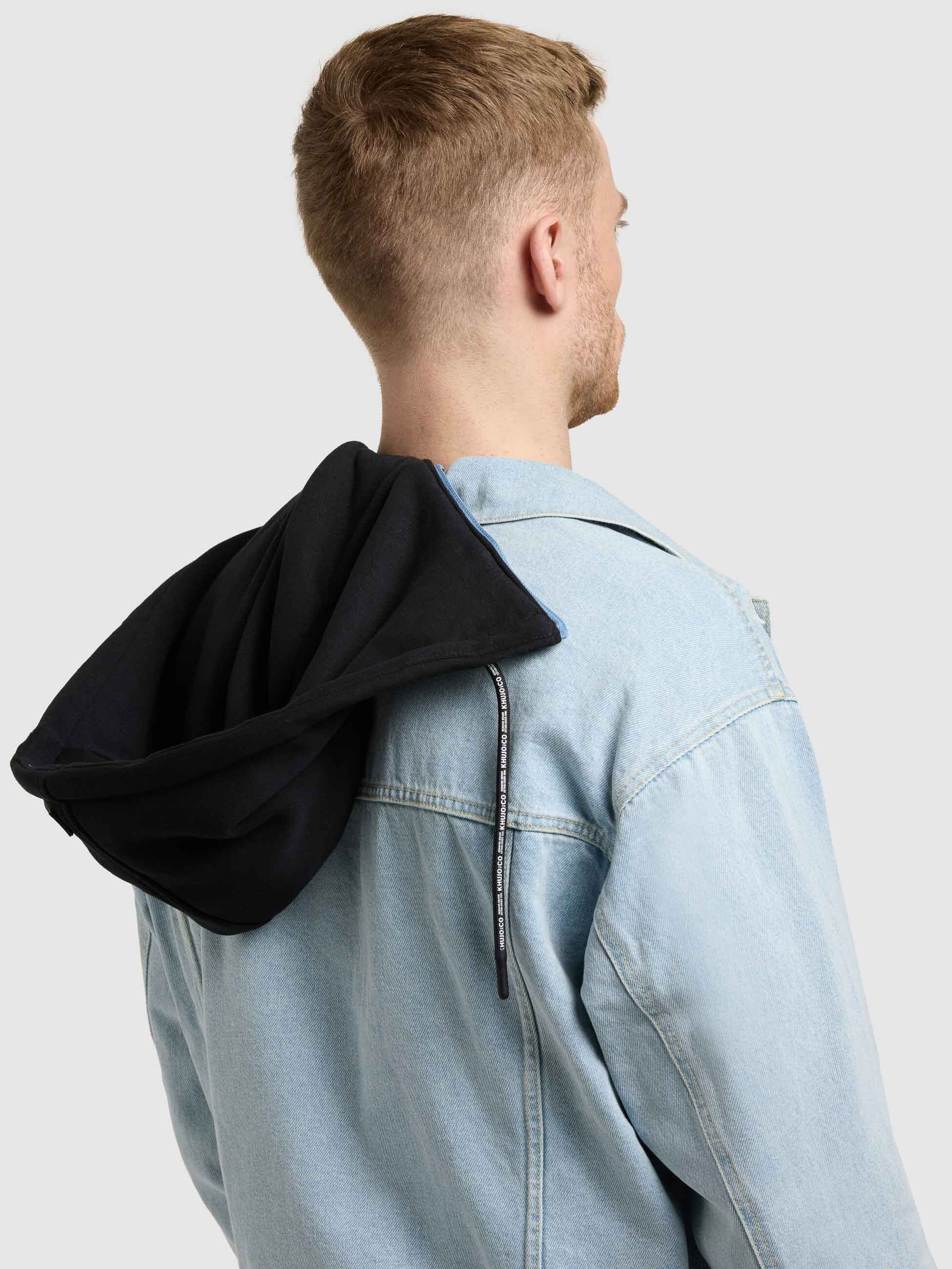 khujo-jacke-jokin-light-blue-jeansjacke-aus-baumwoll-denim-mit-kapuze image 8