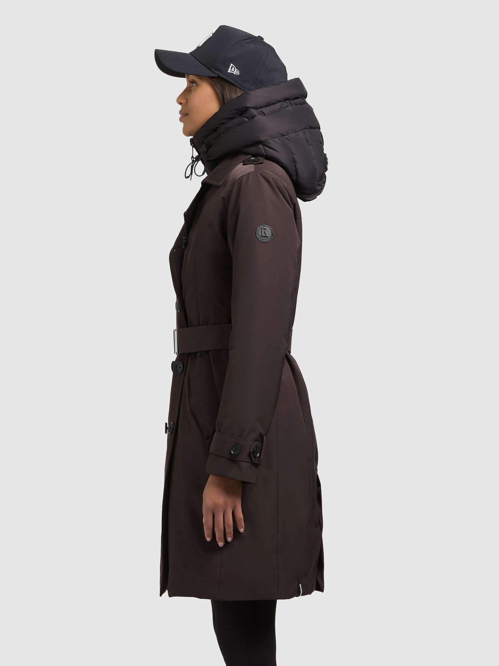 khujo-gora-moody-plum-damen-trenchcoat-kurzmantel-mit-g-rtel image 5