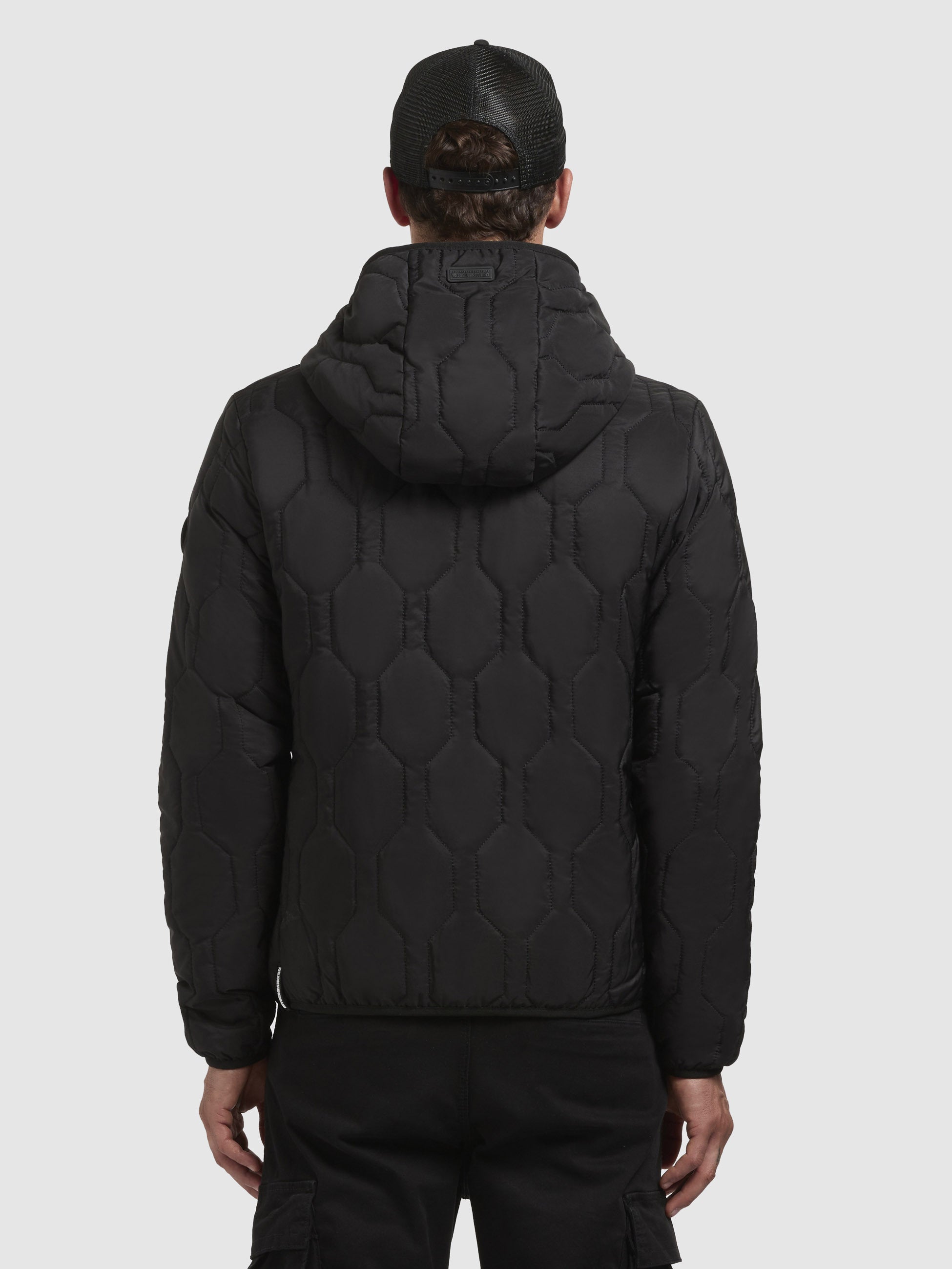 khujo-jacke-rhein-schwarz-h-ftlange-steppjacke-mit-kapuze image 3